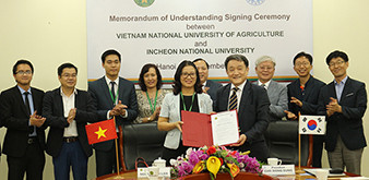 Học viện Nông nghiệp Việt Nam và Đại học Quốc gia Incheon Hàn Quốc Hợp tác cùng phát triển