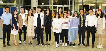 Tiễn đoàn du học sinh, Trung tâm Cung ứng nguồn nhân lực, Học viện Nông nghiệp Việt Nam sang học tập tại Đại học quốc gia Incheon, Hàn Quốc nhập học tháng 12 năm 2018.