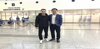 TIỄN CHÂN HOÀNG VĂN TRƯỜNG- KỸ SƯ CHĂN NUÔI THÚ Y ĐI LÀM VIỆC TẠI TỈNH OKYAMA, NHẬT BẢN