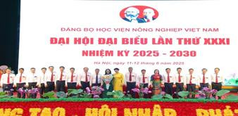 Đảng bộ Học viện Nông nghiệp Việt Nam tổ chức Đại hội lần thứ XXXI, nhiệm kỳ 2025 - 2030: Đưa ra nhiều chỉ tiêu quan trọng