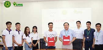 Lễ ký kết hợp tác Dự án Công nghệ thông tin cùng công ty cổ phần công nghệ BMG AMI