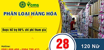 Thông báo tuyển Thực tập sinh ngành Dịch vụ, chương trình phân loại hàng hoá tại Nhật Bản tháng 4