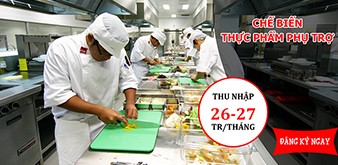 Thông báo tuyển Thực tập sinh chế biến thực phẩm phụ trợ làm việc tại Nhật Bản tháng 6
