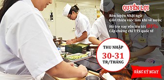Thông báo tuyển Thực tập sinh chế biến thực phẩm trong siêu thị làm việc tại Nhật Bản tháng 6